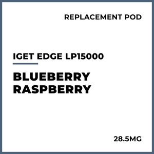 IGET Edge LP15000 Replacement Pod - Blueberry Raspberry