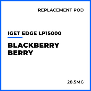 IGET Edge LP15000 Replacement Pod - Blackberry Berry
