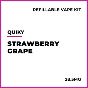 Quiky Refillable Vape Kit - Strawberry Grape