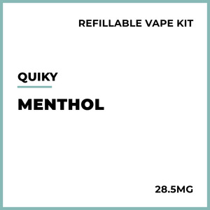 Quiky Refillable Vape Kit - Menthol