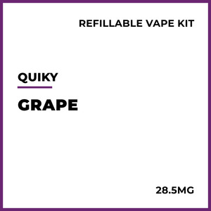 Quiky Refillable Vape Kit - Grape