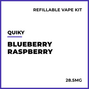 Quiky Refillable Vape Kit - Blueberry Raspberry