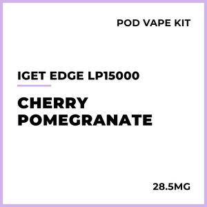 IGET Edge LP15000 Pod Vape Kit - Cherry Pomegranate