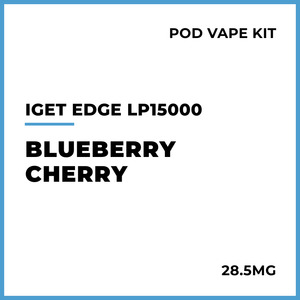 IGET Edge LP15000 Pod Vape Kit - Blueberry Cherry
