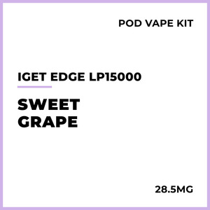 IGET Edge LP15000 Pod Vape Kit - Sweet Grape