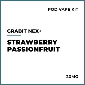 Grabit NEX+ Disposable Pod Vape Kit - Strawberry Passionfruit