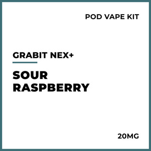 Grabit NEX+ Disposable Pod Vape Kit - Sour Raspberry