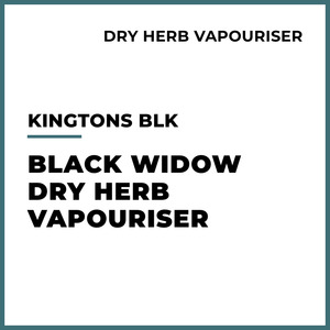 All Dry Herb Concentrate: Kingtons BLK - Black Widow Vapouriser Kit