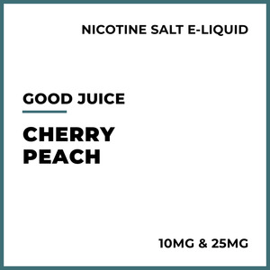 E Liquid Mint Iced Menthol: Good Juice Salts - Cherry Peach