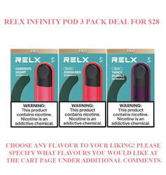 Relx Pod Promotions: RELX Infinity Pods 3 for $28 Deal