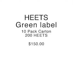 Heated Tobacco Sticks: IQOS HEETS Green Label 10 Pack Carton