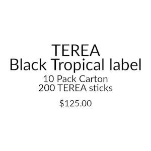 Products: IQOS TEREA Black Tropical Label 10 Pack Carton