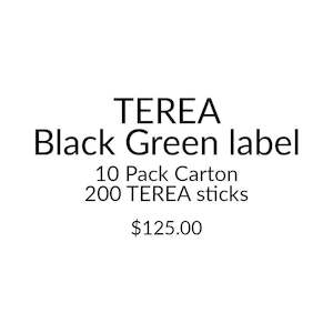 Products: IQOS TEREA Black Green Label 10 Pack Carton