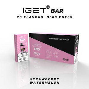 Iget Bar 3500 Disposable Vape: IGET Bar 3500 Strawberry Watermelon
