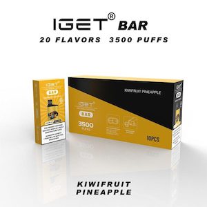 Iget Bar 3500 Disposable Vape: IGET Bar 3500 Kiwifruit Pineapple