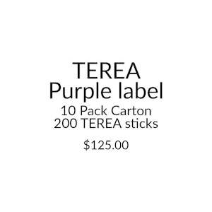Terea Iqos Iluma Tobacco Sticks: IQOS TEREA Purple Label 10 Pack Carton