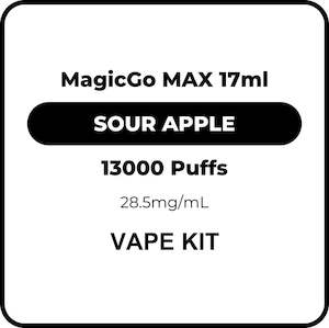 Relx Magicgo Max Vape Kits: RELX MagicGo Max Vape Kit Sour Apple 17mL