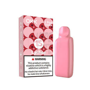 Okk Reusable: OKK Cross Pod - No.15 Lychee 28.5 mg/ml