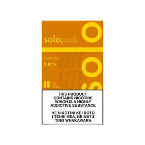 Solo Pods: solo Pods 2-Pack - Tobacco 2.85% Nic