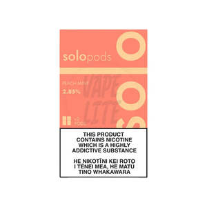 solo Pods 2-Pack - Peach Mint 2.85% Nic