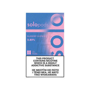Solo Pods: solo Pods 2-Pack - Blueberry Raspberry 2.85% Nic