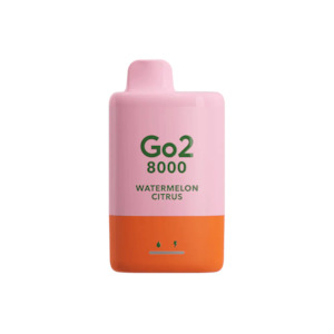 Disposables: Go2 8000 Disposable Watermelon Citrus 35mg/mL