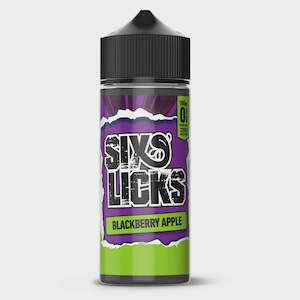 Six Licks: SIX LICKS - Blackberry Apple[Liquid Gold] 100ml
