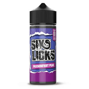 Six Licks: SIX LICKS - Passionfruit Pear [Passion8] 100ml