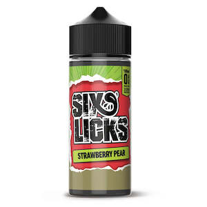 Six Licks: SIX LICKS - Strawberry Pear[Truth or Pear] 100ml