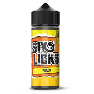 Six Licks: SIX LICKS - Peach[Peach Perfect] 100ml