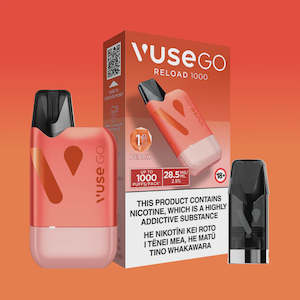 VuseGo Reload Kit Peach 2.5%