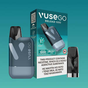 Vuse: VuseGo Reload Black Kit Mint 2.5%