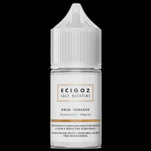Ecigoz: EcigOz Salts - Gold Tobacco 30ml