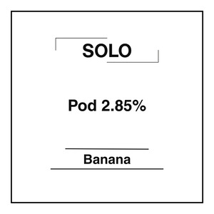 Solo Pods 2.85% - Banana - Vapemart