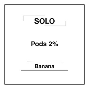 Solo Pods 2% - Banana - Vapemart