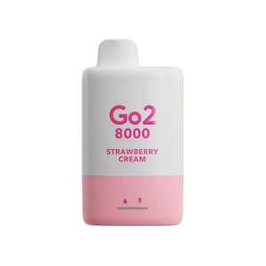 Go2 8000 Disposable - Strawberry Cream