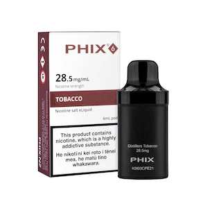 Phix 6 Pods: PHIX 6 Tobacco (Distillers) Pod