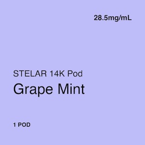 Stelar 14k Pods: STELAR 14K Pod - Grape Mint