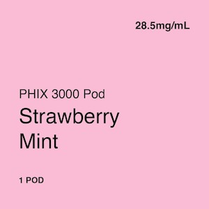 Phix 3000 Pods: PHIX 3000 Pod - Strawberry Mint