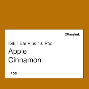 IGET Bar Plus 4.0 Apple Cinnamon