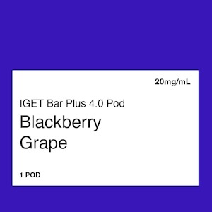 IGET Bar Plus 4.0 Blackberry Grape