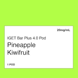 IGET Bar Plus 4.0 Pineapple Kiwifruit
