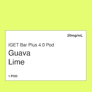 IGET Bar Plus 4.0 Guava Lime