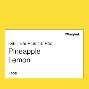 IGET Bar Plus 4.0 Pineapple Lemon