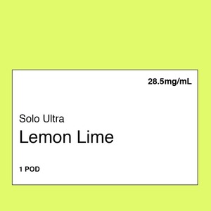Solo Ultra: Solo Ultra Pod – Lemon Lime