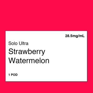 Solo Ultra Pod – Strawberry Watermelon