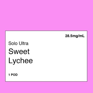 Solo Ultra: Solo Ultra Pod – Sweet Lychee