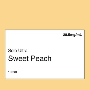 Solo Ultra Pod – Sweet Peach