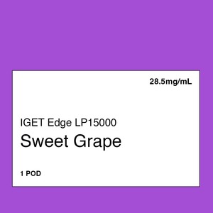 IGET Edge LP15000 Pod – Sweet Grape