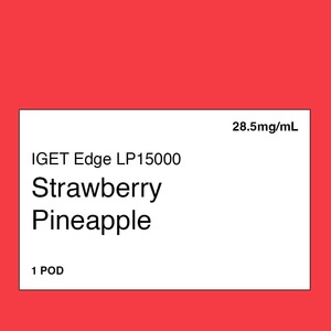 IGET Edge LP15000 Pod – Strawberry Pineapple